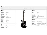 Fender Limited Edition Player Fusion Jaguar Baritone EB Black Fender Limited Edition Player Fusion Jaguar Baritone EB Black